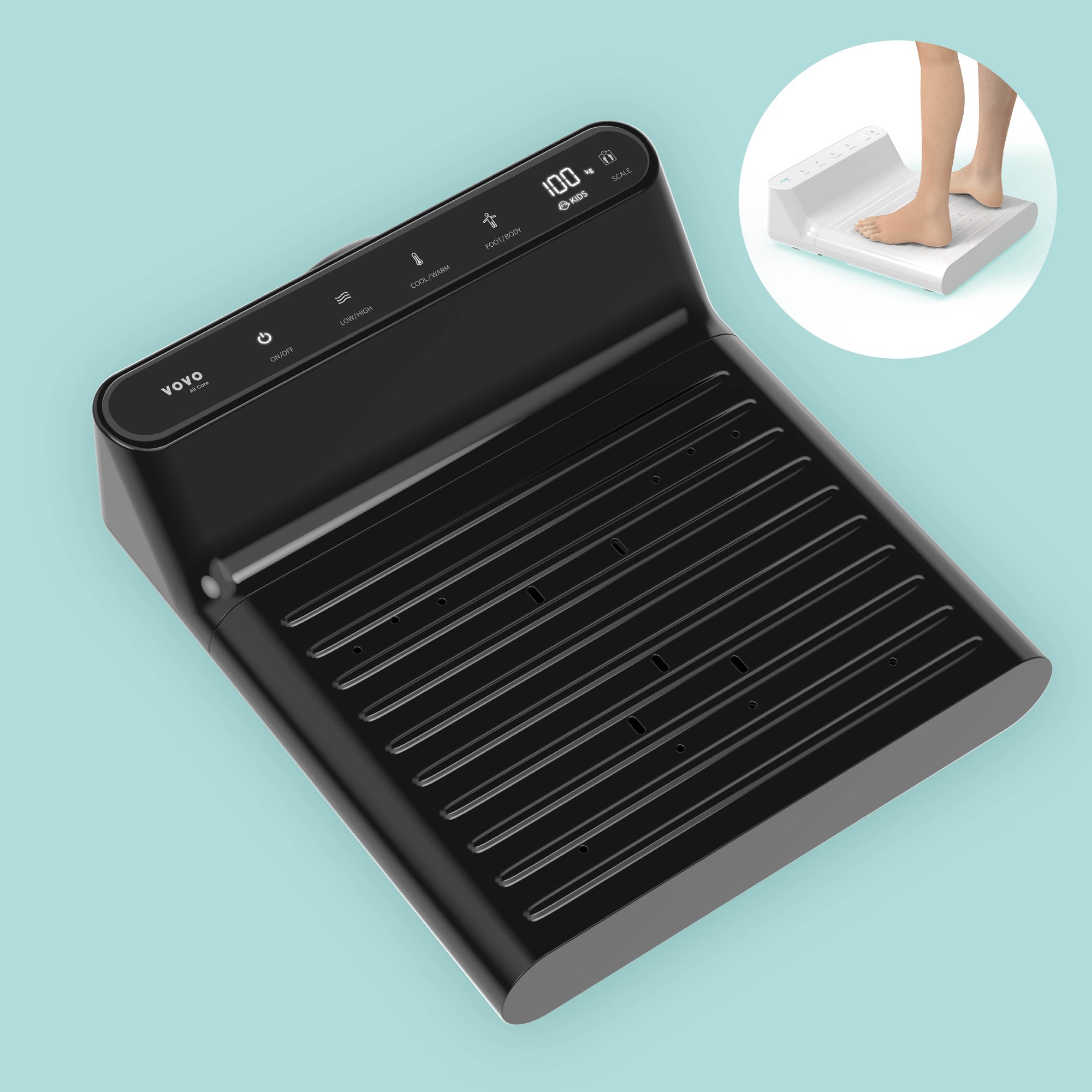 VOVO STYLEMENT フット & ボディ ドライヤー BD-7700 Foot & Body Dryer BD-7700B – VOVO USA